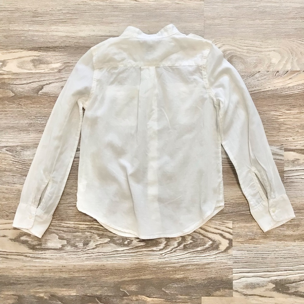 Polo Ralph Lauren White Long Sleeve Button Down Shirt 7 - Picture 6 of 11